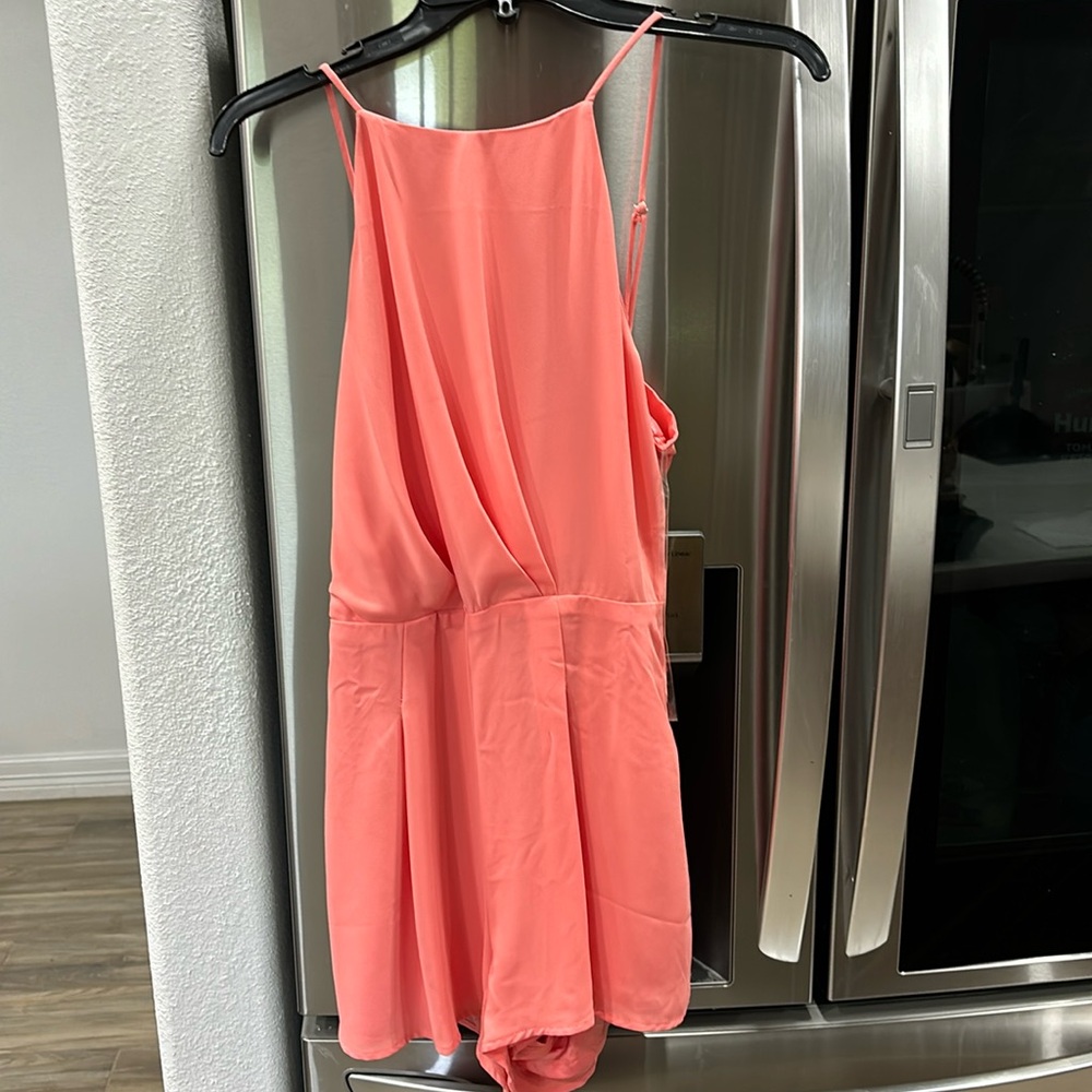 Peach romper